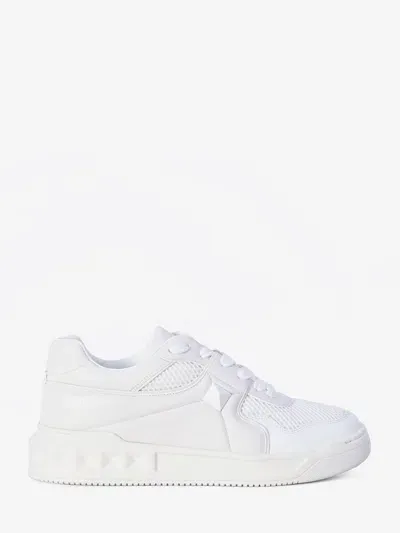 Valentino Garavani One Stud Sneakers In White