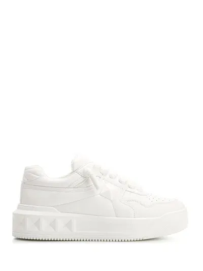 Valentino Garavani One Stud Xl Low-top Sneaker In White