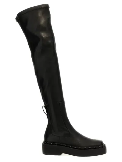 Valentino Garavani Over The Knee Boots, Ankle Boots In White