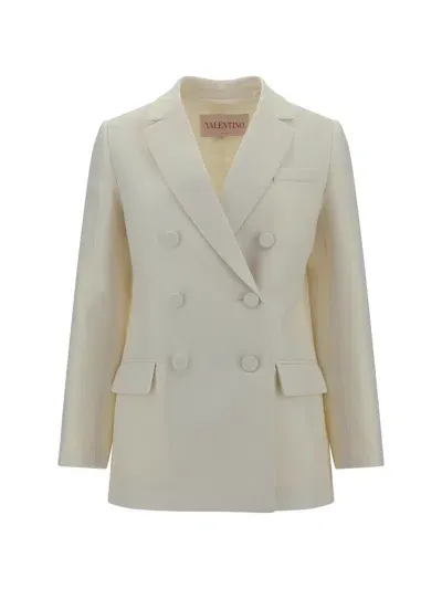 Valentino Pap Blazer Jacket In Avorio