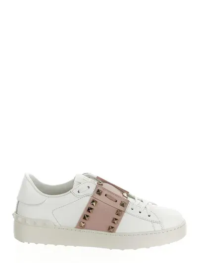 Valentino Garavani Rockstud Lace In White