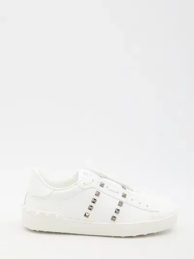 Valentino Garavani Rockstud Untitled Sneakers In White