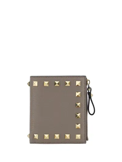 Valentino Garavani Rockstud Wallet In Multicolor