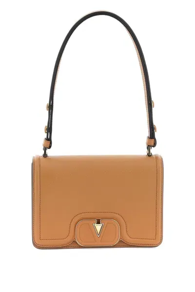 Valentino Garavani Shoulder Bag With Vlogo  Vlogo In Brown