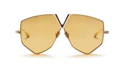 Valentino Garavani Sunglasses In Gold