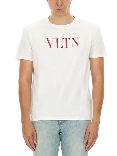 Valentino T-shirt "vltn" In White