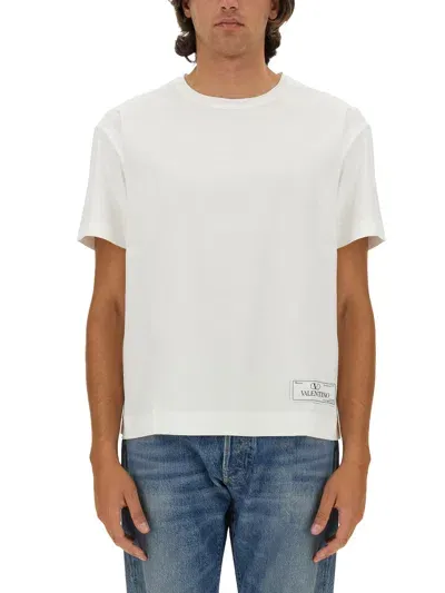 Valentino T-shirt With Logo In White