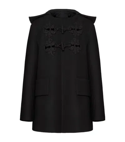 Valentino Virgin Wool Jacket In Black