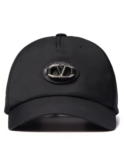 Valentino Garavani Vlogo Cap In Black