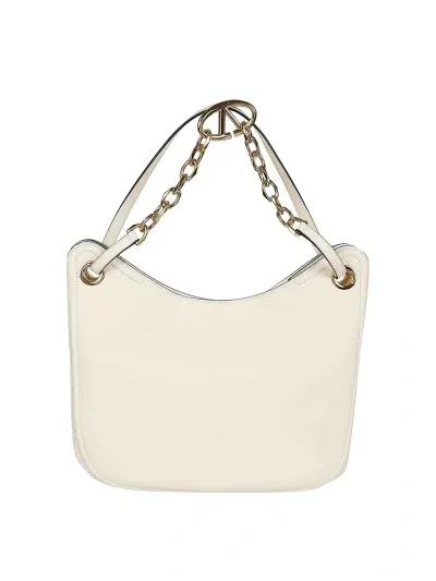 Valentino Garavani Vlogo Gate Tote In White