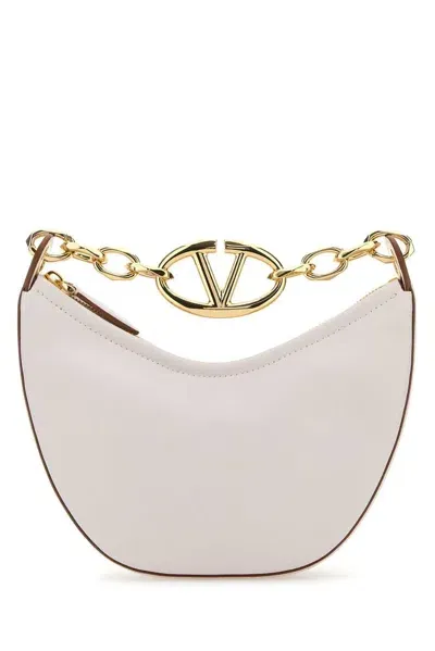 Valentino Garavani Valentino Vlogo Moon Zip In White