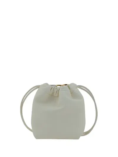 Valentino Garavani Mini Pouf Bucket Bag In White