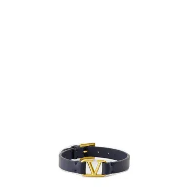 Valentino Garavani Valentino Vlogo Signature Bracelet In Black