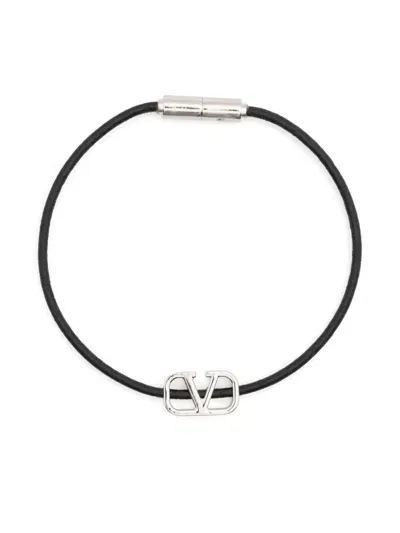 Valentino Garavani Vlogo Signature Bracelet In Black