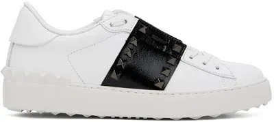 Valentino Garavani Sneaker Rockstud Untitled Vitello Te In Multicolor