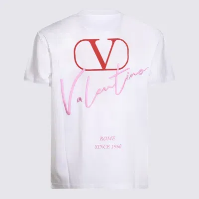 Valentino White Cotton T-shirt