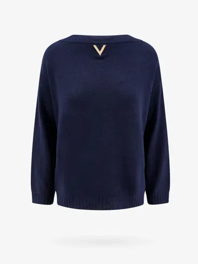 Valentino Woman Sweater Woman Blue Knitwear