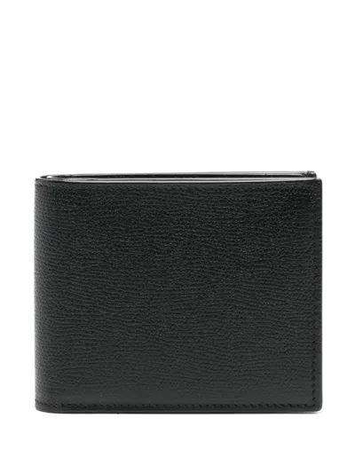 Valextra 4cc Wallet In Black