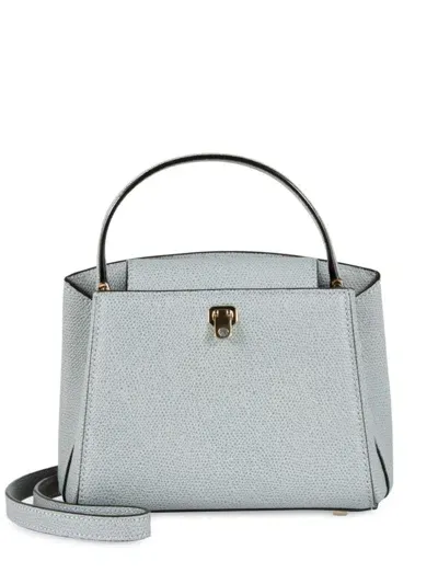 Valextra Brera Shoulder Bag In Blue