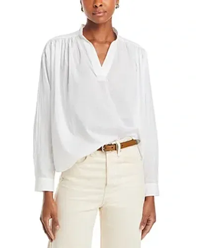 Vanessa Bruno Calvin Linen Top In White