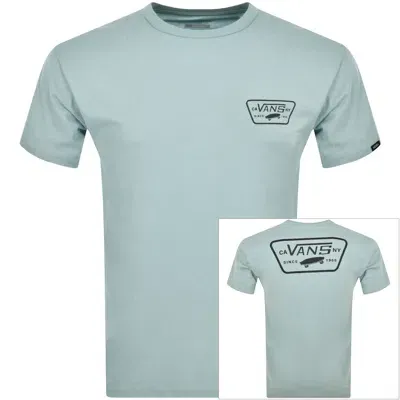 Vans Classic Fit Full Patch Back Logo T Shirt Blue