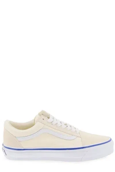 Vans Old School Side Band Sneakers In White