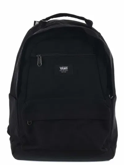 Vans Startle Logo Patch Backpack In Black