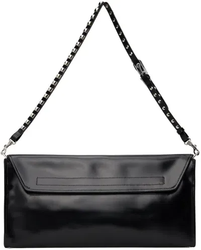 Vaquera Black Oversized Clutch