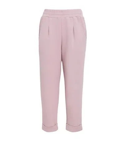 Varley The Rolled Cuff Sweatpants In Pink