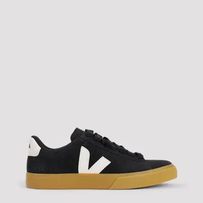 Veja Black Campo Bold Suede Leather Sneakers