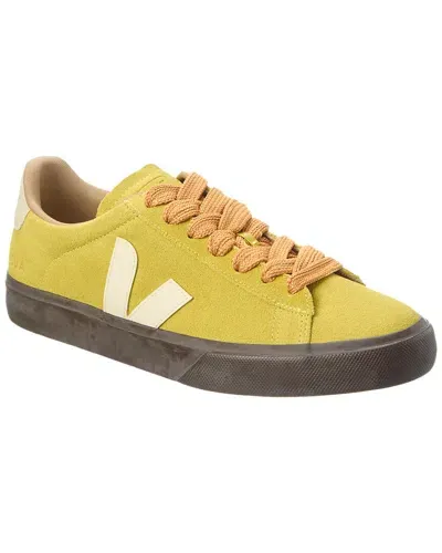 Veja Campo Bold Suede Sneaker In Yellow