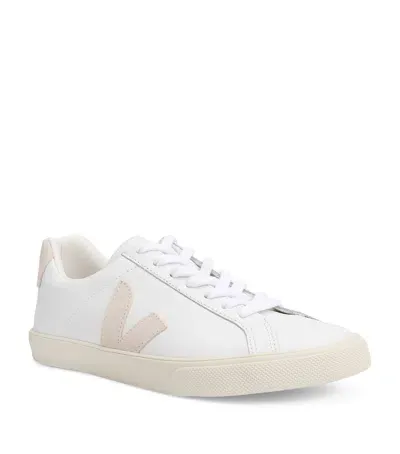 Veja Leather Esplar Sneakers In White