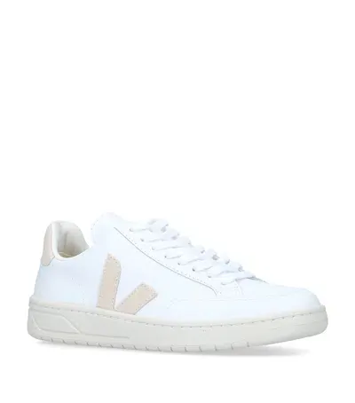 Veja Leather V-12 Sneakers In White