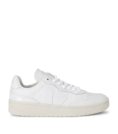 Veja Leather V-90 Sneakers In White