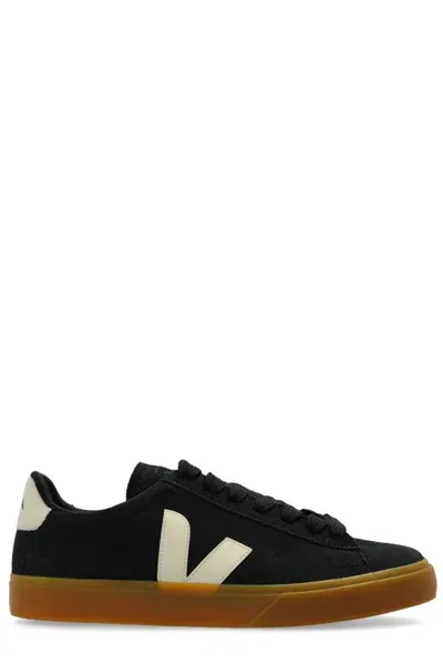 Veja Logo Patch Lace In Black