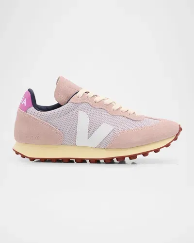 Veja Rio Branco Colorblock Runner Sneakers In Purple