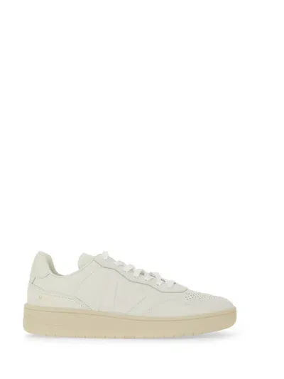 Veja V-90 O.t. Leather Sneaker In White