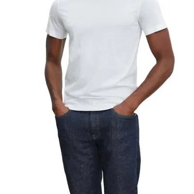 Velvet By Graham & Spencer Velvet Howard Crewneck Tee In White