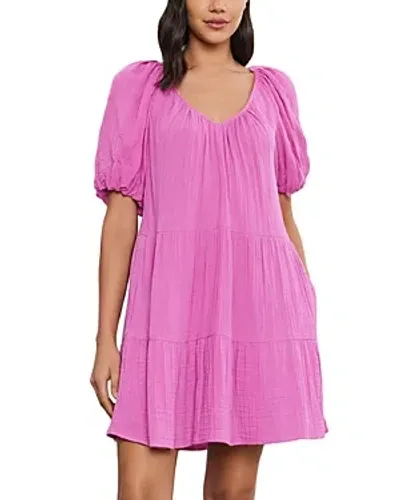 Velvet By Graham & Spencer Helena Dress In Orchid In Pink