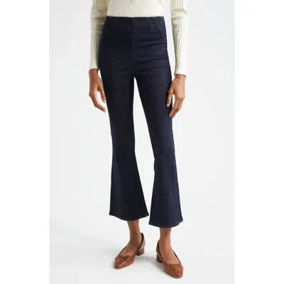 Veronica Beard Carson Off-duty High Waist Ankle Flare Jeans In Oxford