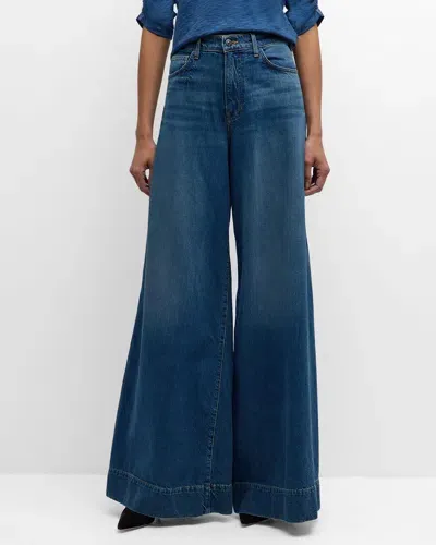 Veronica Beard Haizley Extra Wide-leg Jeans In Bandit