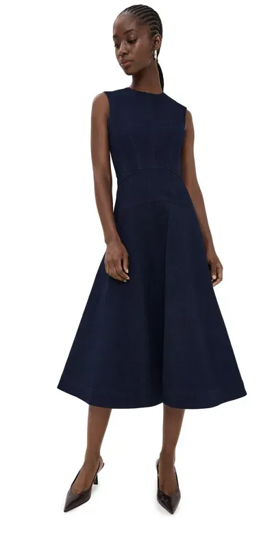 Veronica Beard Karrigan Dress Midnight Wash