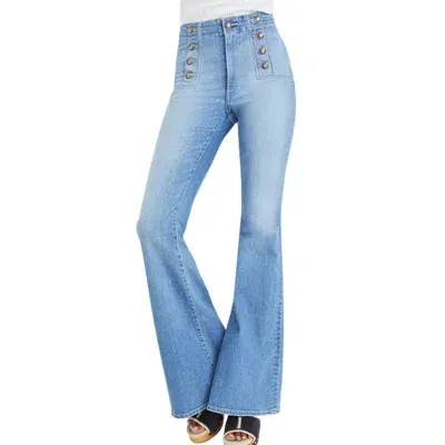 Veronica Beard Sheridan High-rise Flared Jeans In Blue