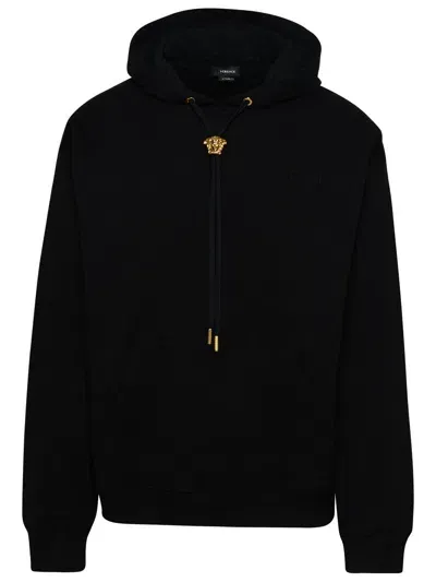 Versace Black Cotton Sweatshirt