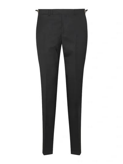 Versace Black Wool Trousers