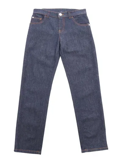 Versace Blue Straight Leg Jeans