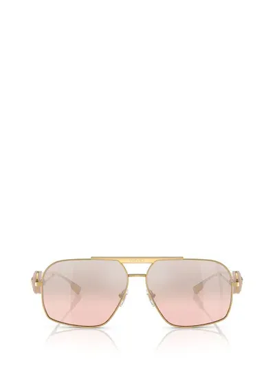 Versace Eyewear Pilot In Gold