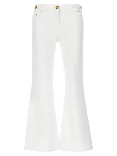 Versace Flared Jeans In White