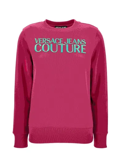 Versace Jeans Couture Hoodie In Pink