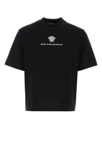 Versace T-shirt In Black